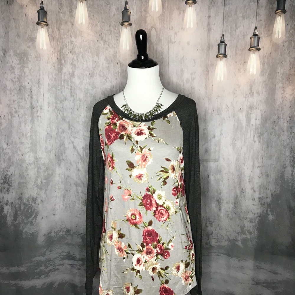 NWT Floral Long Sleeve